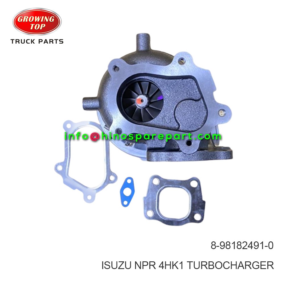 ISUZU NPR 4HK1 TURBOCHARGER 8-98182491-0