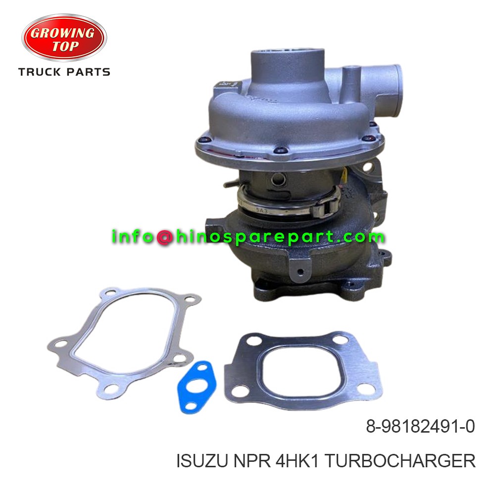 ISUZU NPR 4HK1 TURBOCHARGER 8-98182491-0