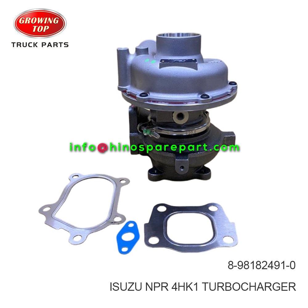 ISUZU NPR 4HK1 TURBOCHARGER 8-98182491-0