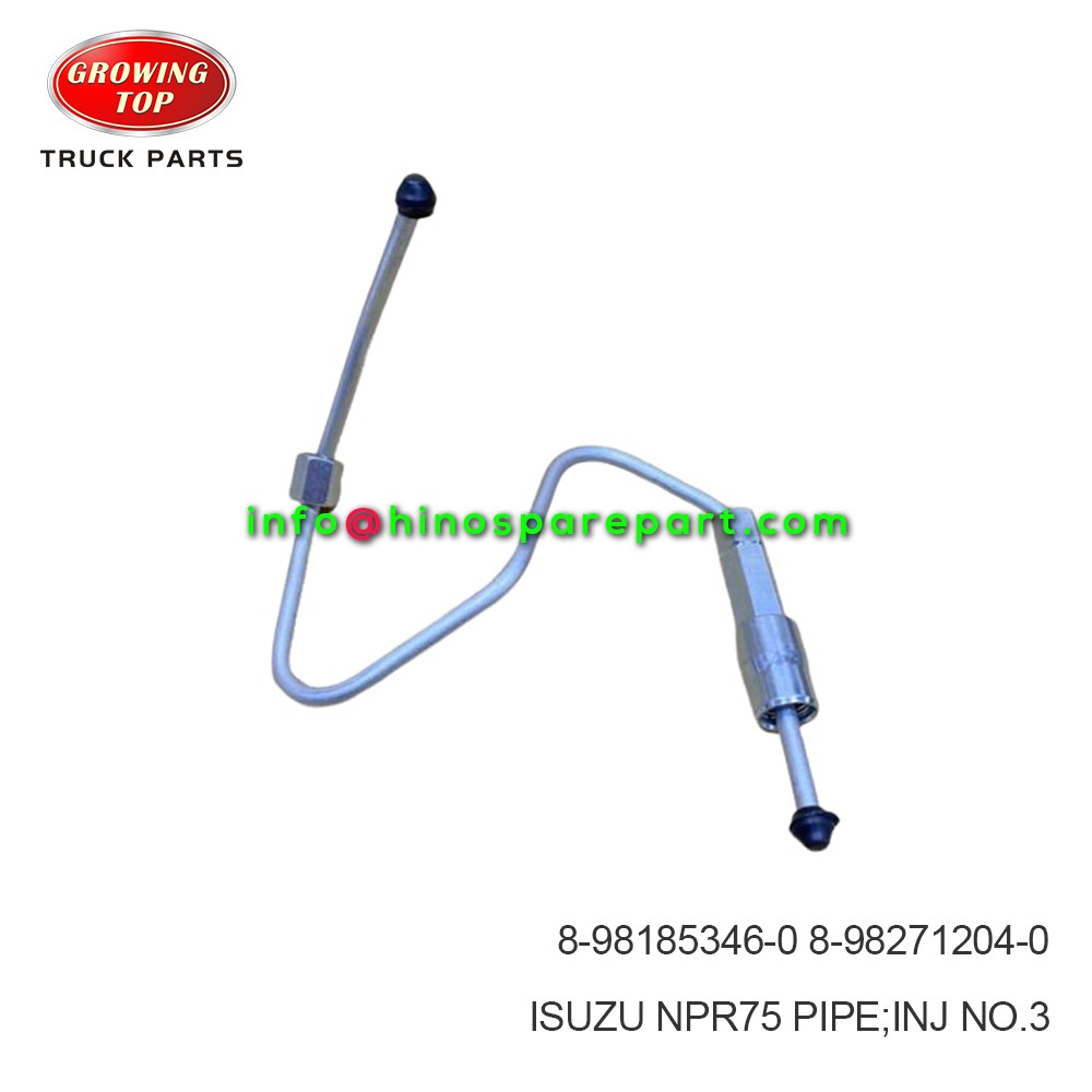 ISUZU NPR75 PIPE;INJ NO.3  8-98185346-0