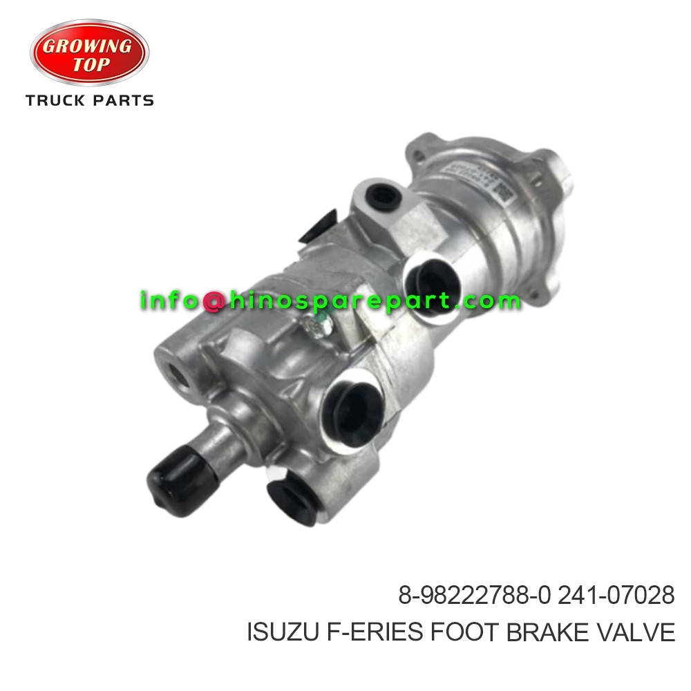 ISUZU F-ERIES  FOOT BRAKE VALVE  8-98222788-0