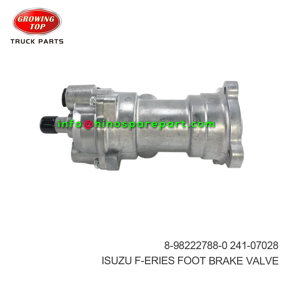 ISUZU F-ERIES  FOOT BRAKE VALVE  8-98222788-0