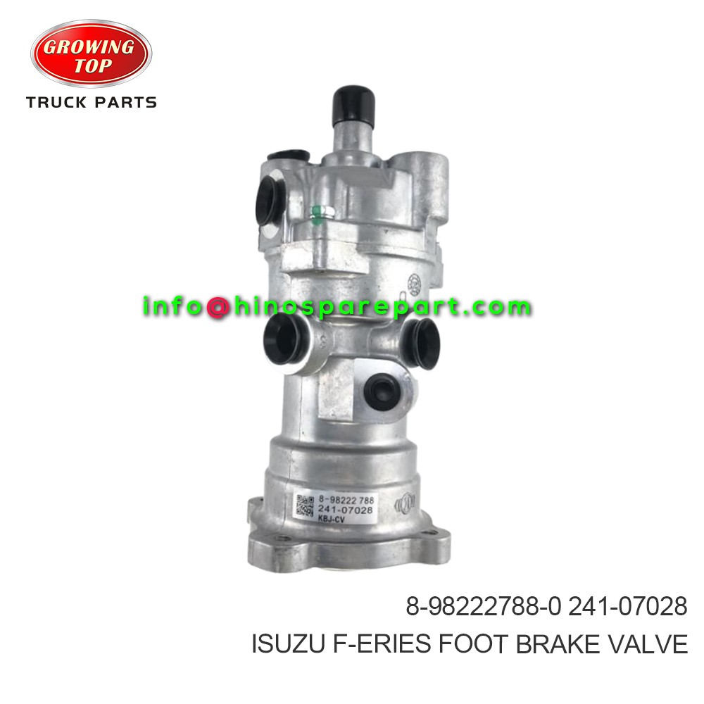 ISUZU F-ERIES  FOOT BRAKE VALVE  8-98222788-0