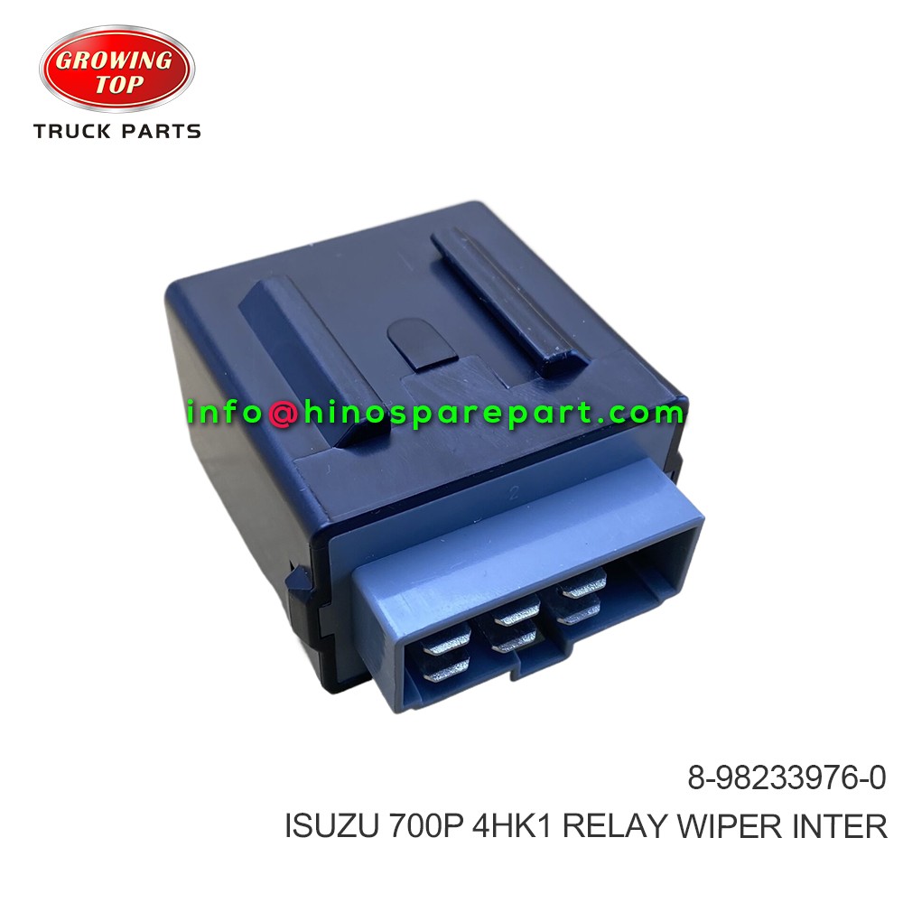 ISUZU 700P 4HK1 RELAY WIPER INTER 8-98233976-0