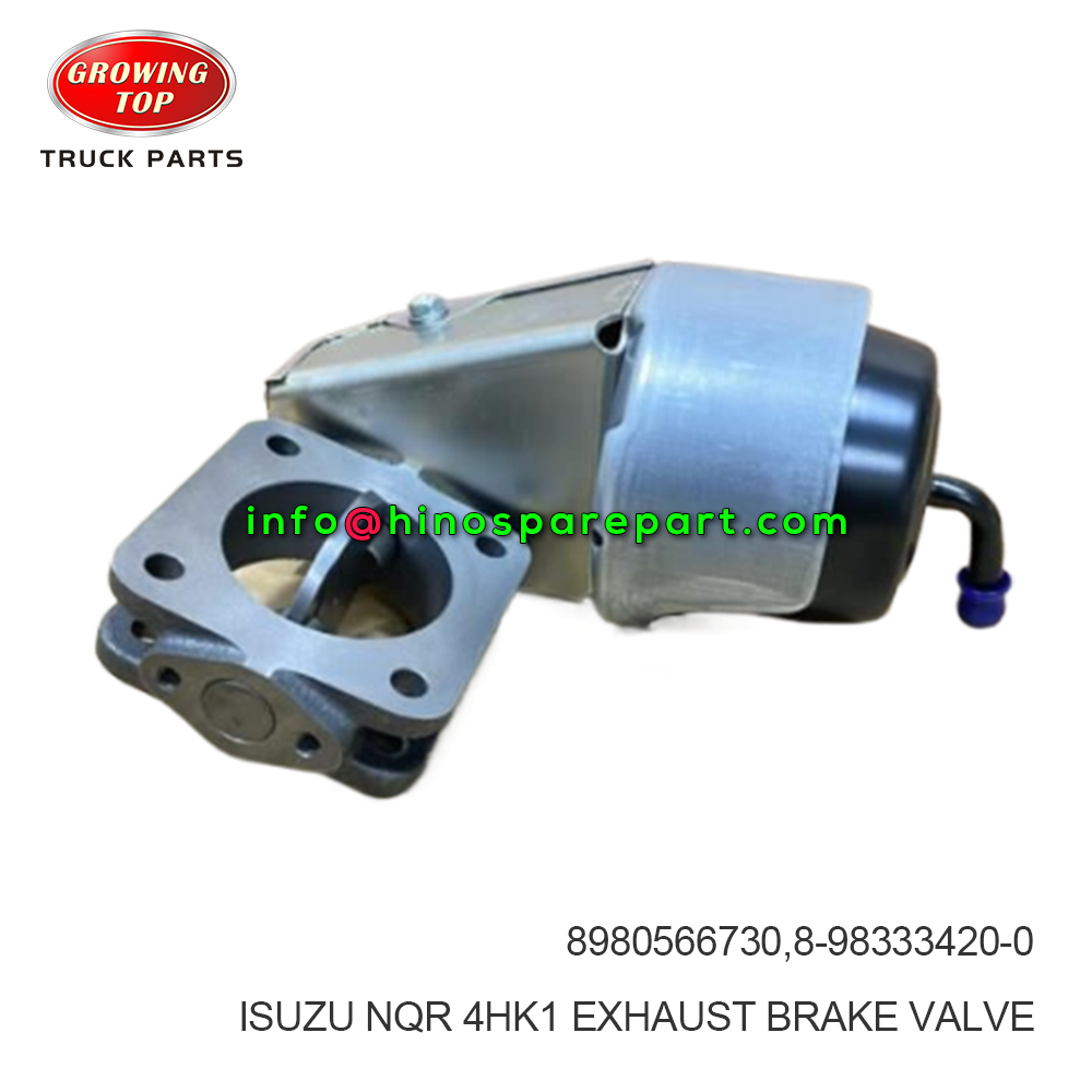 ISUZU NQR 4HK1 EXHAUST BRAKE VALVE 8980566730,8-98333420-0 