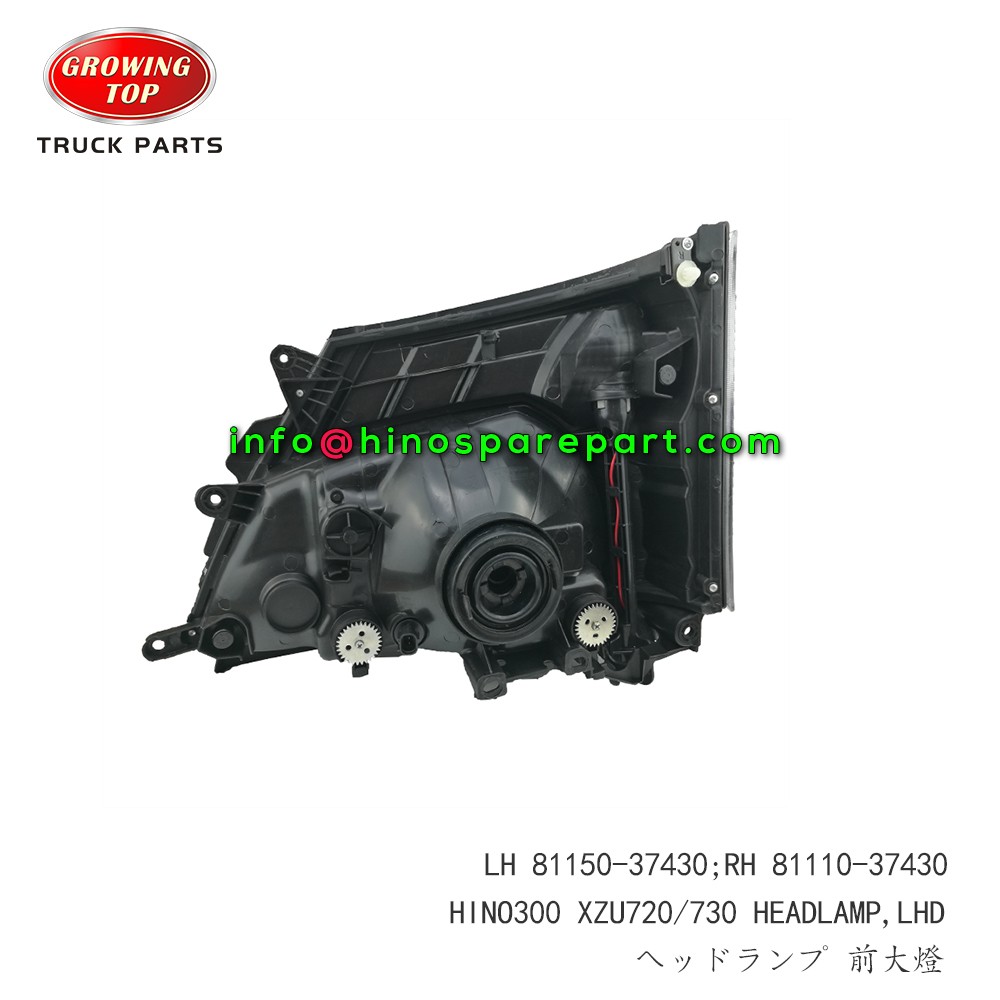 STOCKS SALES HINO300 DUTRO XZU720 XZU730 HEADLAMP 