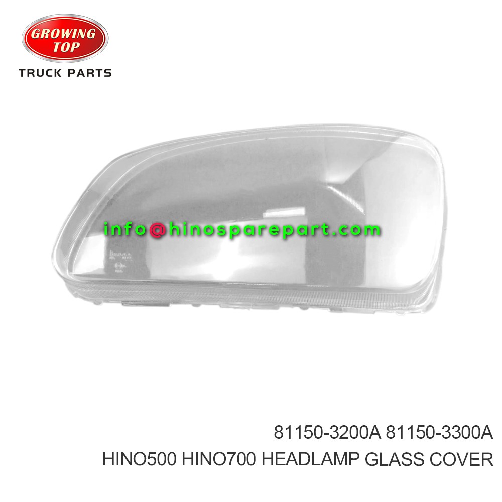 HINO500/700  HEADLAMP GLASS COVER  81150-3200A  81150-3300A