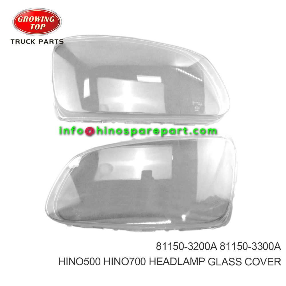 HINO500/700  HEADLAMP GLASS COVER  81150-3200A  81150-3300A