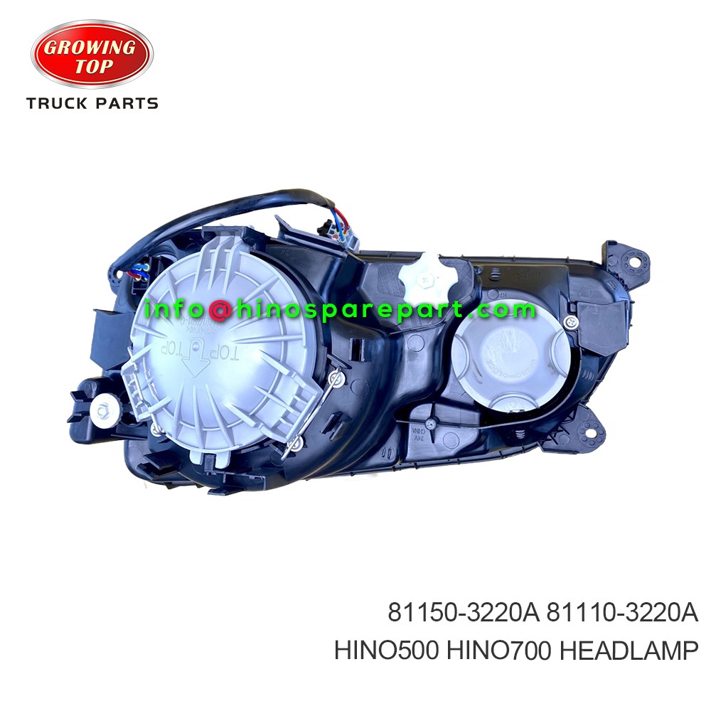 HINO500 HINO700 HEADLAMP 81150-3220A