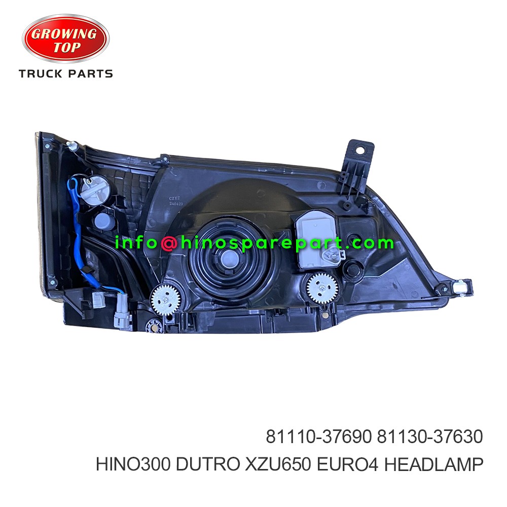 HINO300 DUTRO XZU650 EURO4  HEADLAMP 81150-37690 LH