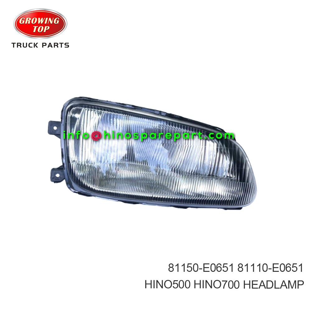 HINO500/700 HEADLAMP  81150-E0651  81110-E0651