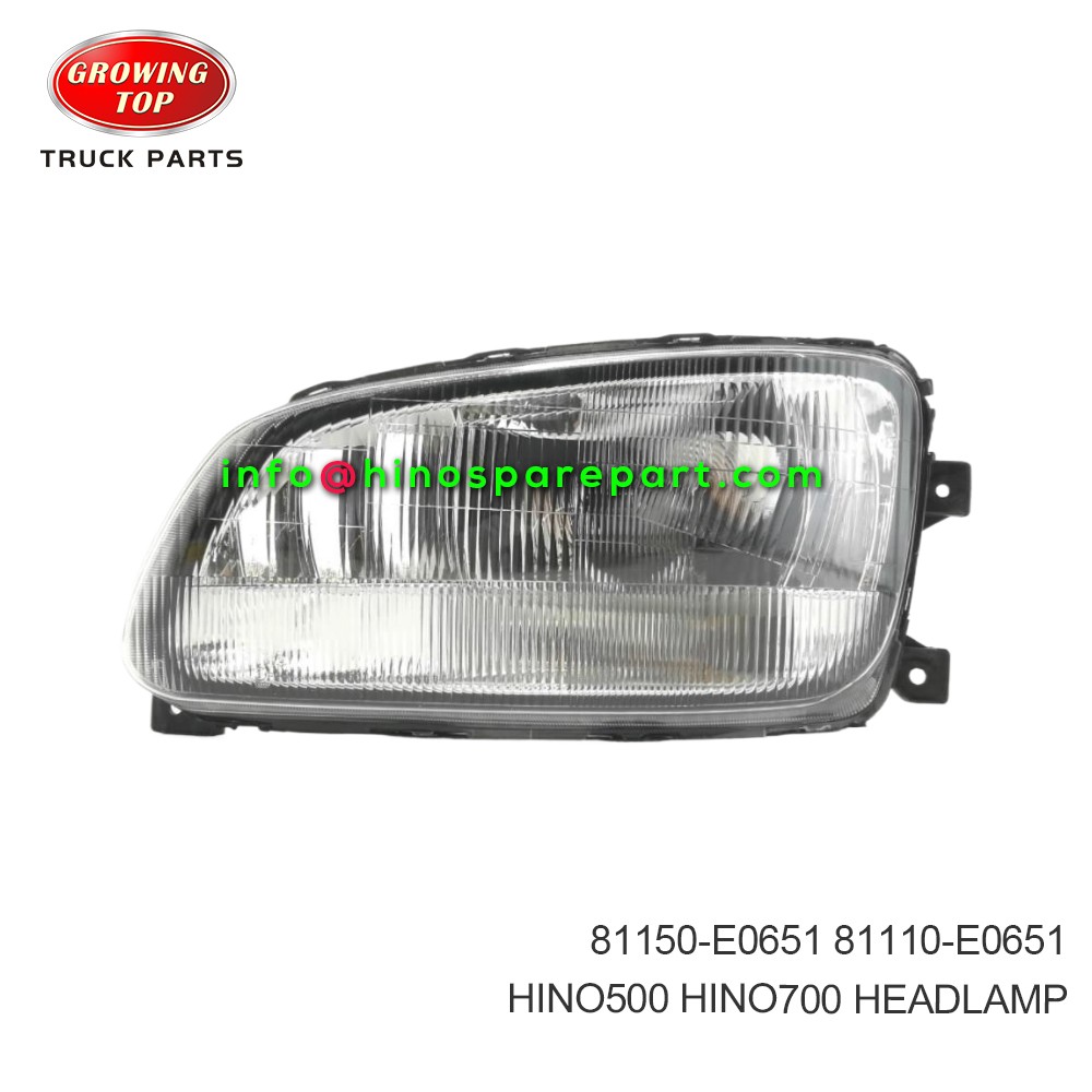 HINO500/700 HEADLAMP  81150-E0651  81110-E0651