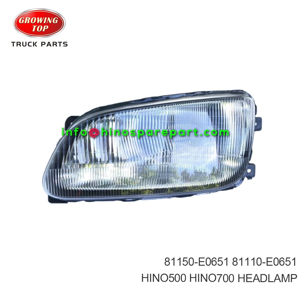 HINO500/700 HEADLAMP  81150-E0651  81110-E0651