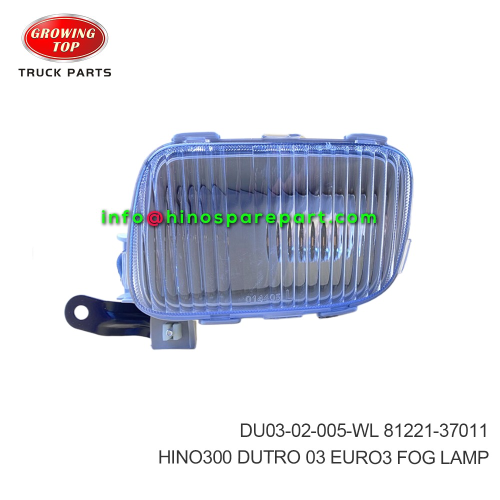 HINO300 DUTRO 03 EURO3 FOG LAMP  81221-37011