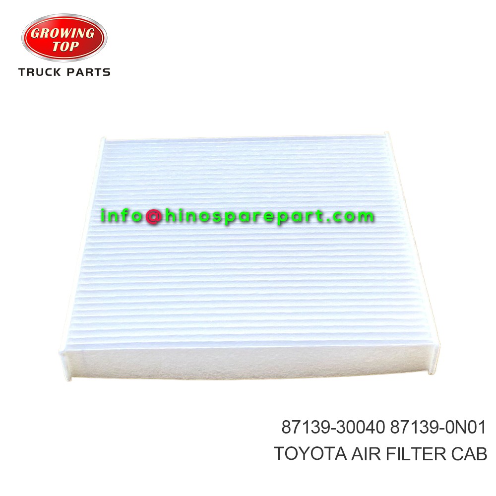 TOYOTA AIR FILTER CAB  87139-30040