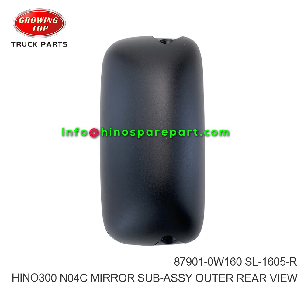 HINO300 XZU714 XZU720 N04C MIRROR SUB-ASSY OUTER REAR VIEW 87901-0W160