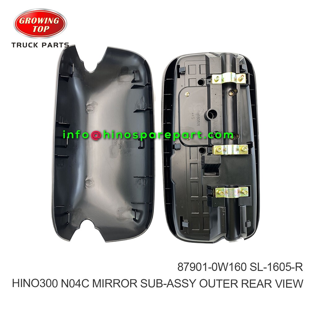 HINO300 XZU714 XZU720 N04C MIRROR SUB-ASSY OUTER REAR VIEW 87901-0W160