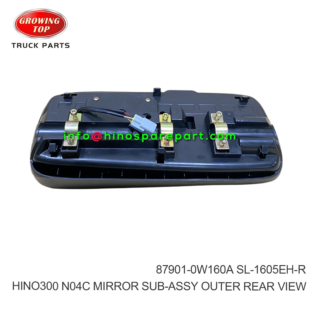 HINO300 XZU714 XZU720 N04C MIRROR SUB-ASSY OUTER REAR VIEW 87901-0W160A