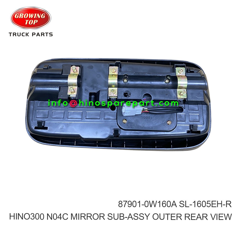 HINO300 XZU714 XZU720 N04C MIRROR SUB-ASSY OUTER REAR VIEW 87901-0W160A