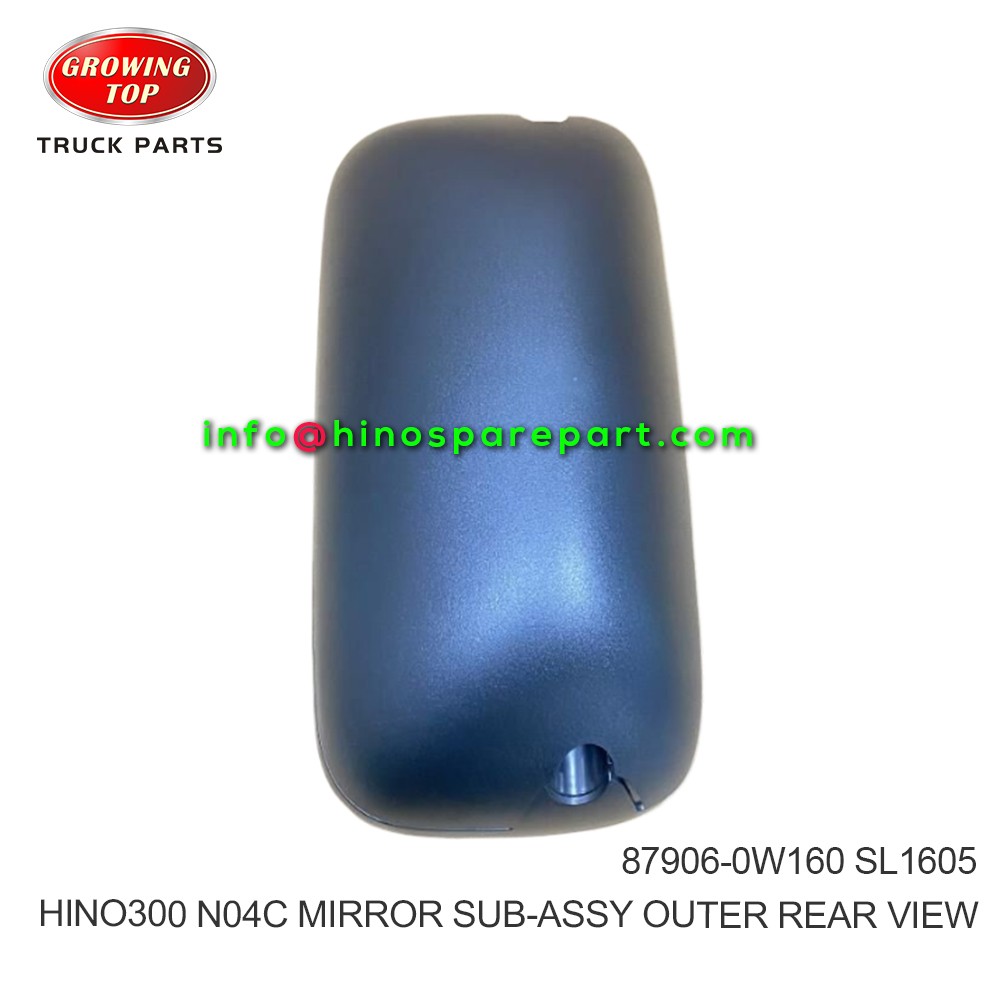 HINO300 XZU714 XZU720 N04C MIRROR SUB-ASSY OUTER REAR VIEW  87906-0W160