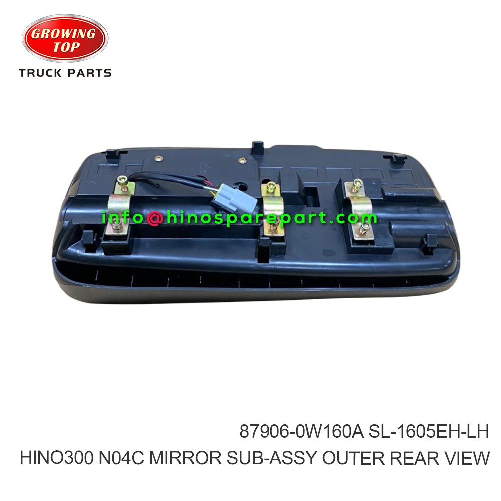 HINO300 XZU714 XZU720 N04C MIRROR SUB-ASSY OUTER REAR VIEW 87906-0W160A