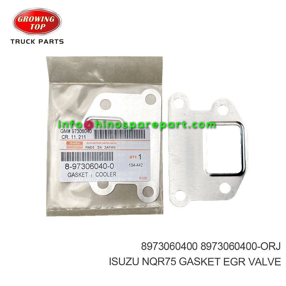 ISUZU NQR75 GASKET EGR VALVE 8973060400