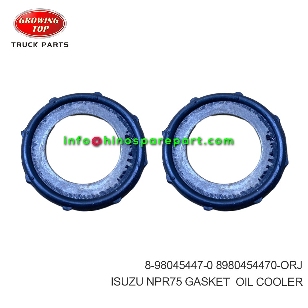 ISUZU - NPR75  GASKET, OIL COOLER  8980454470