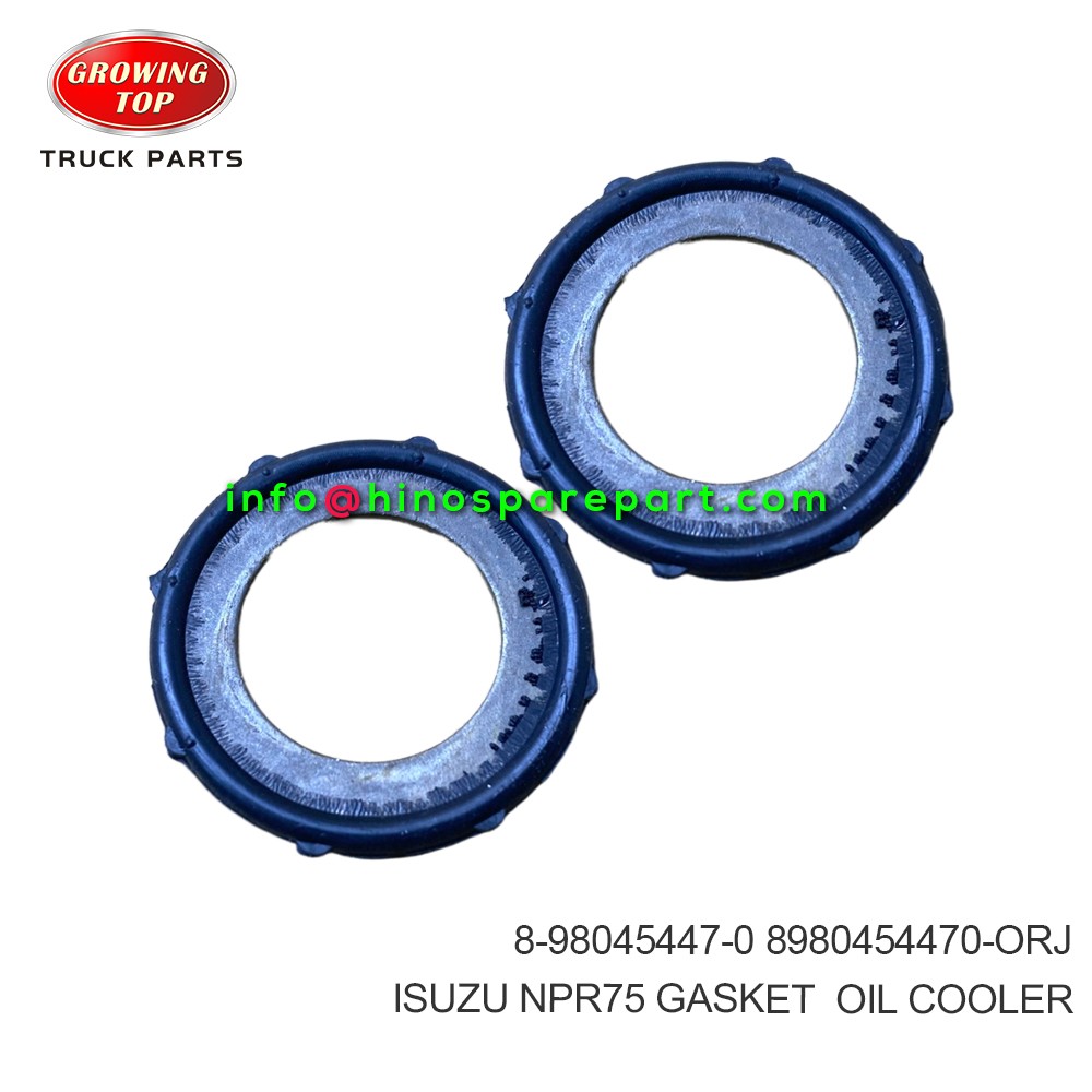 ISUZU - NPR75  GASKET, OIL COOLER  8980454470