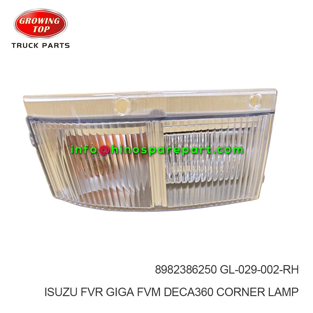 ISUZU FVR GIGA FVM DECA360 CORNER LAMP  8982386250