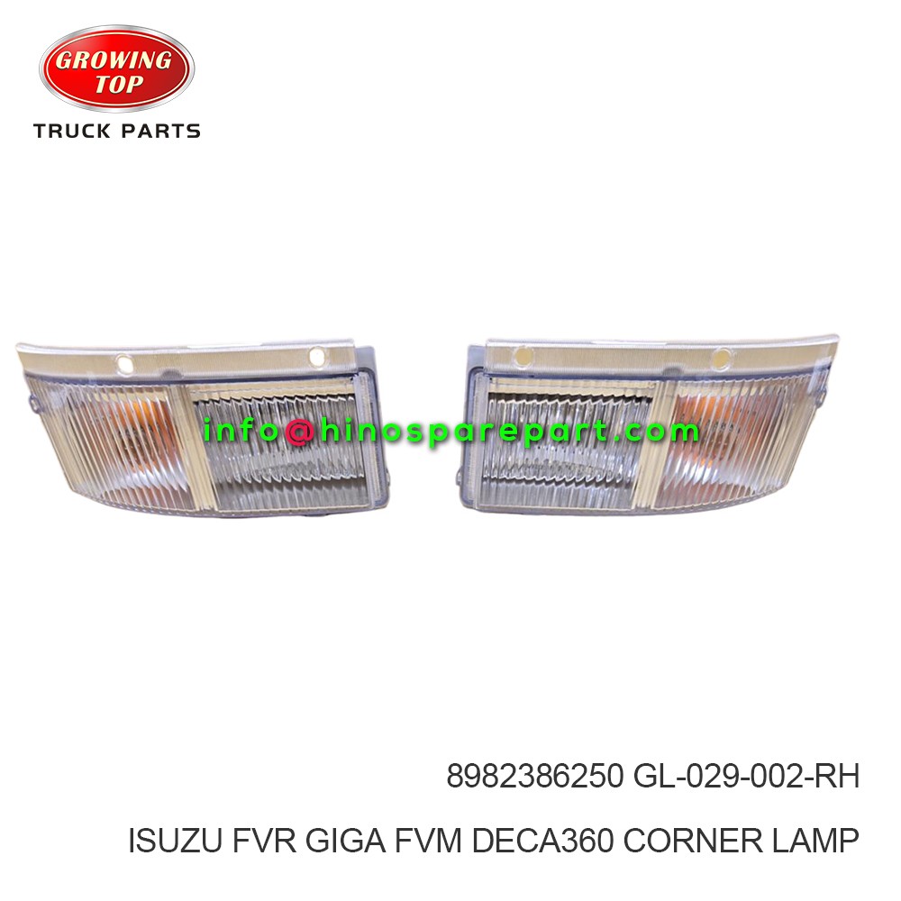 ISUZU FVR GIGA FVM DECA360 CORNER LAMP  8982386250