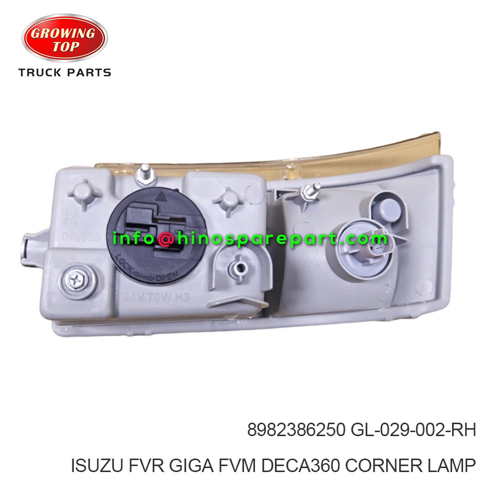 ISUZU FVR GIGA FVM DECA360 CORNER LAMP  8982386250