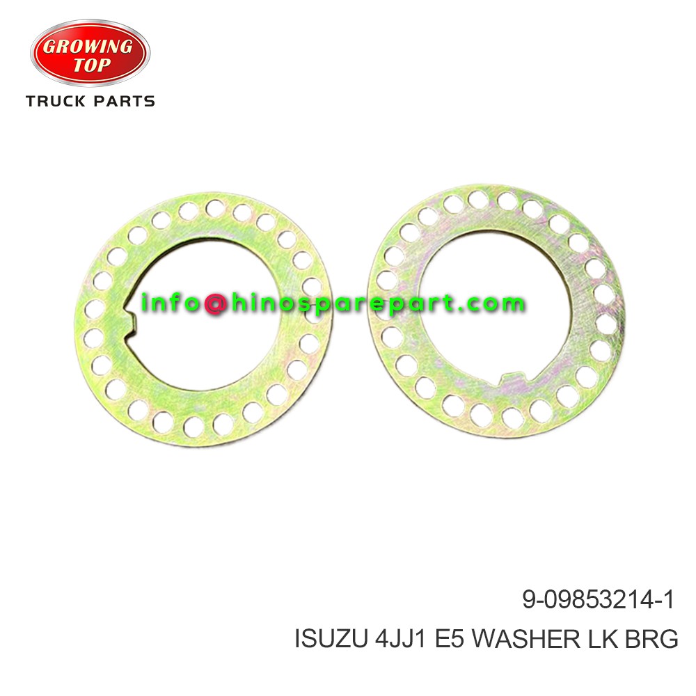 ISUZU 4JJ1 E5 WASHER;LK,BRG 9-09853214-1