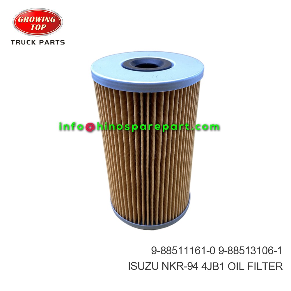 ISUZU NKR-94 4JB1 OIL FILTER 9-88511161-0