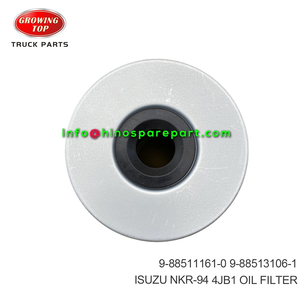 ISUZU NKR-94 4JB1 OIL FILTER 9-88511161-0