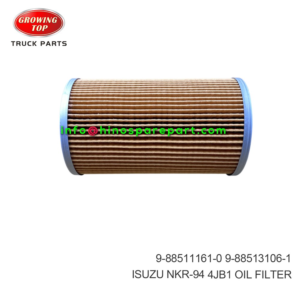 ISUZU NKR-94 4JB1 OIL FILTER 9-88511161-0