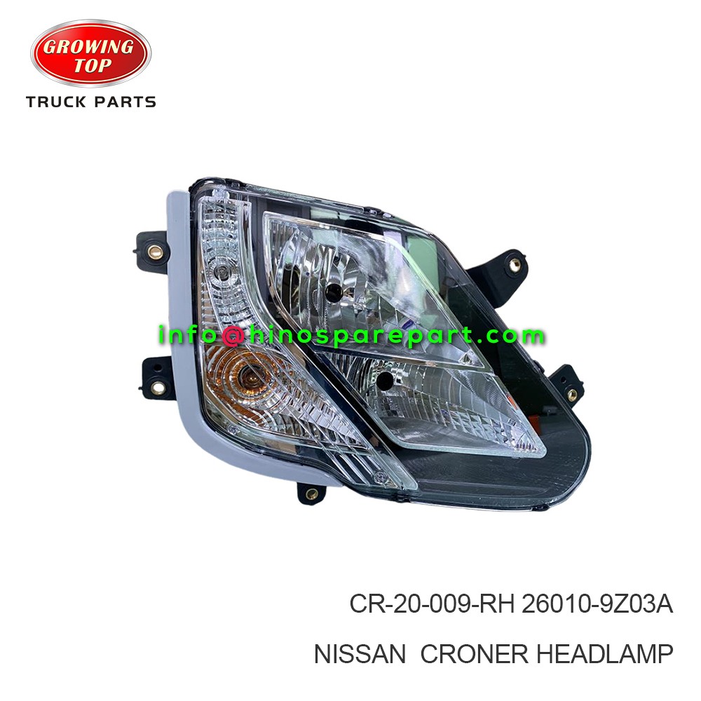 NISSAN CRONER HEADLAMP CR-20-009-RH