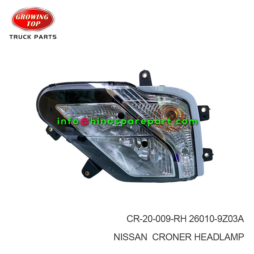 NISSAN CRONER HEADLAMP CR-20-009-RH