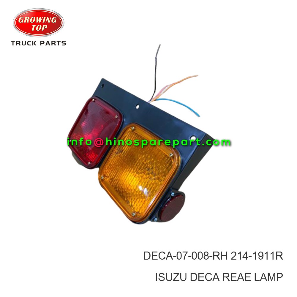 ISUZU DECA REAE LAMP DECA-07-008-RH
