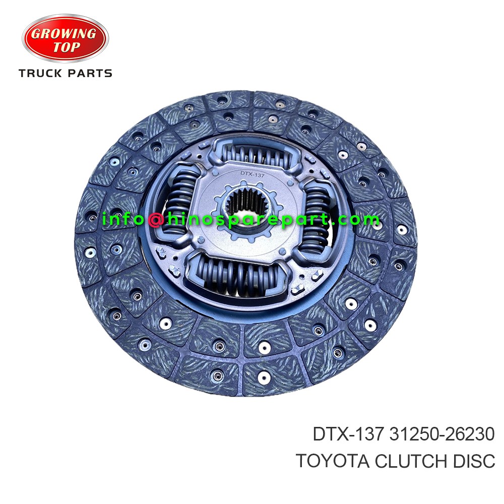 TOYOTA  CLUTCH DISC  DTX-137