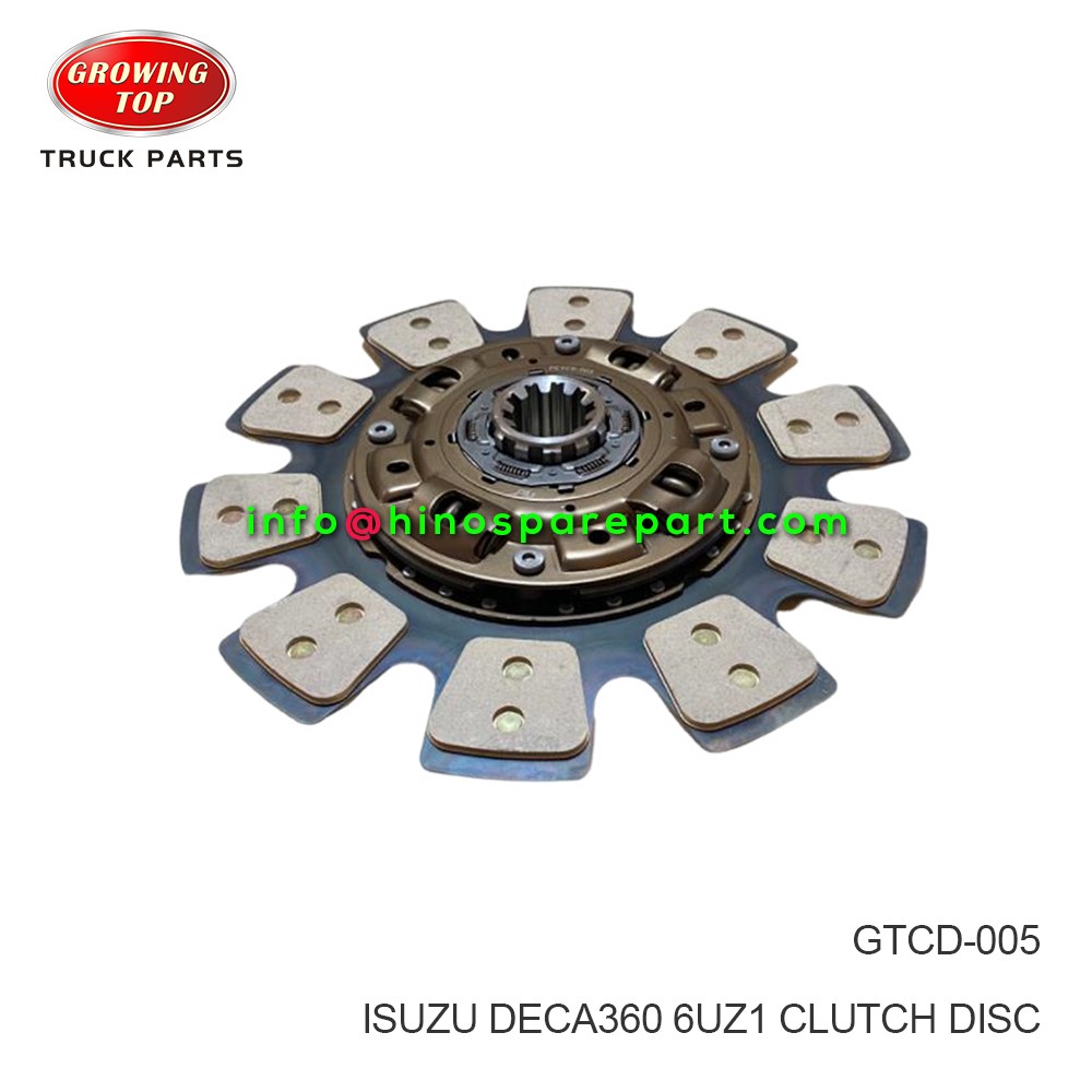 ISUZU DECA360 6UZ1 CLUTCH DISC  GTCD-005