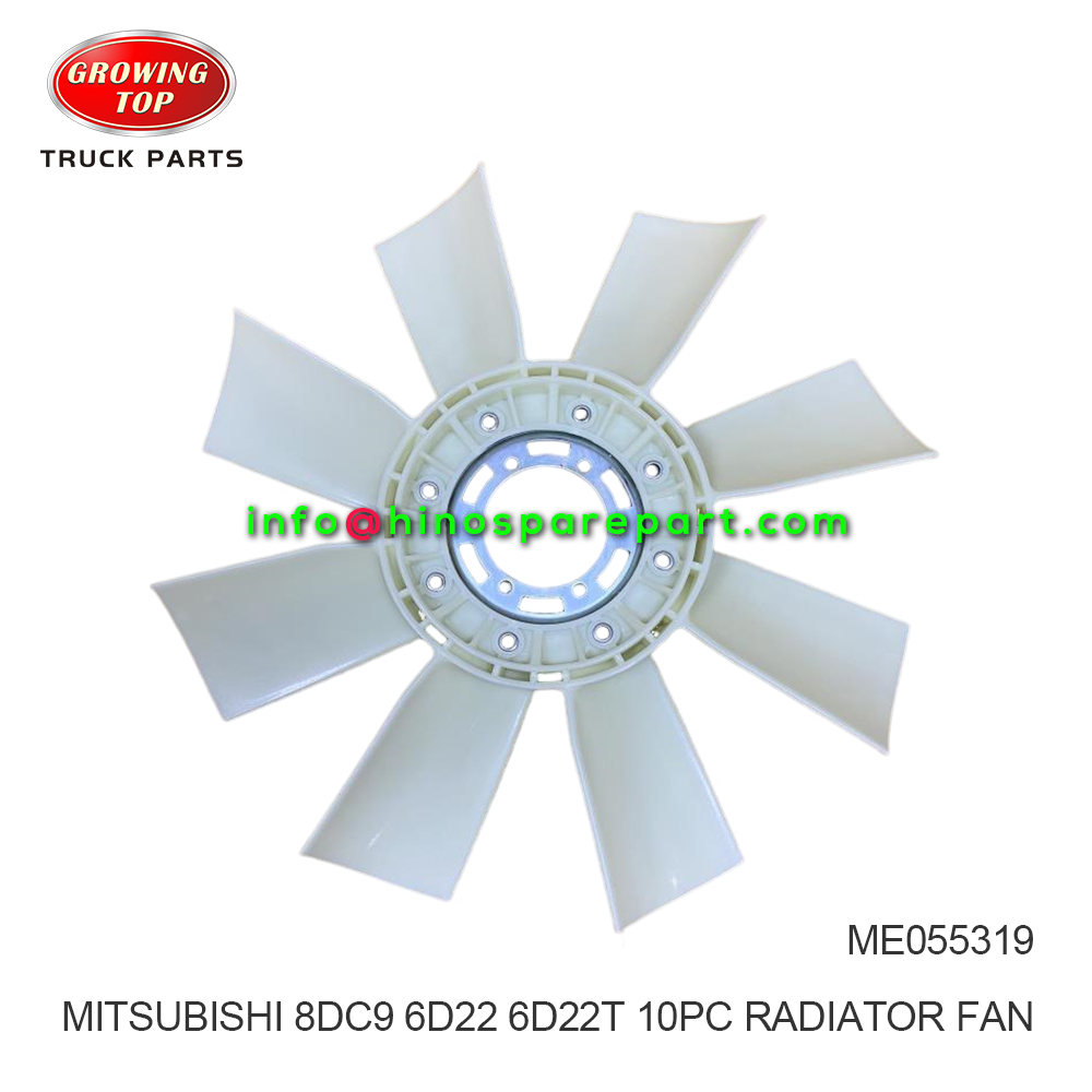 MITSUBISHI 8DC9 6D22 6D22T 10PC RADIATOR FAN​ ME055319  
