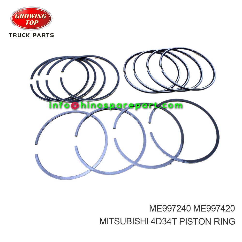 MITSUBISHI 4D34T PISTON RING  ME997240