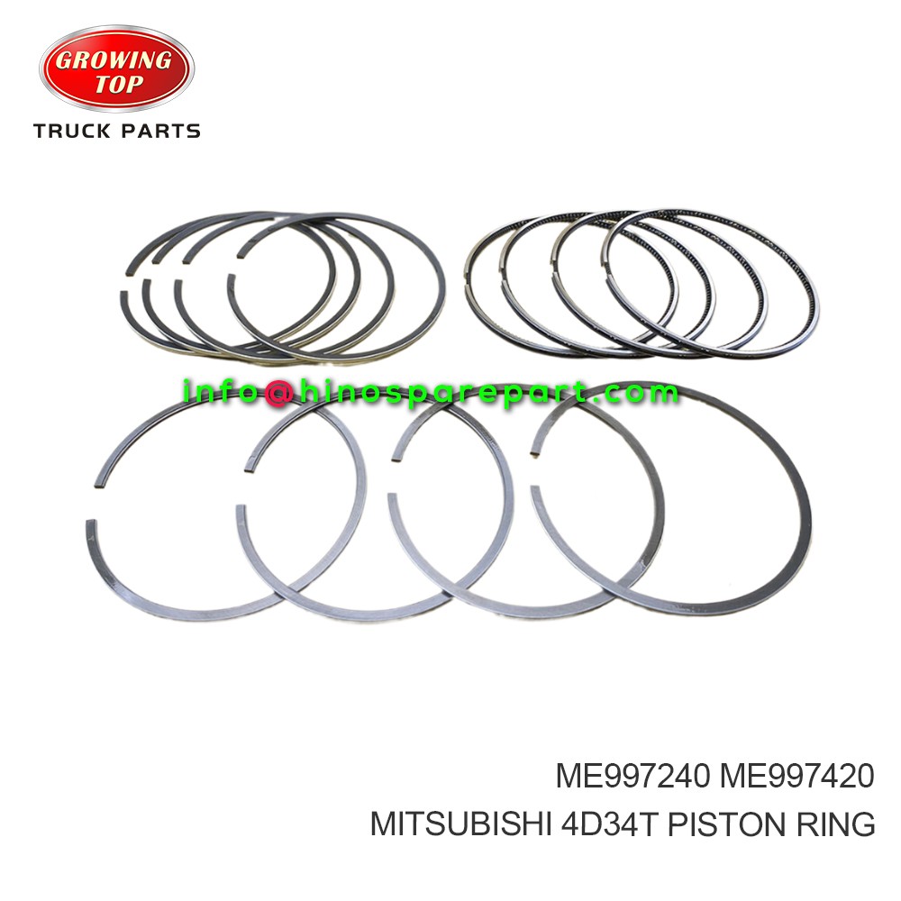 MITSUBISHI 4D34T PISTON RING  ME997240