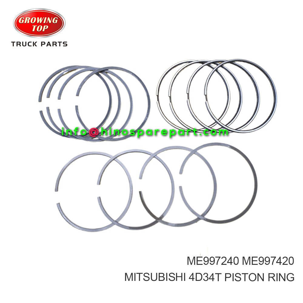 MITSUBISHI 4D34T PISTON RING  ME997240