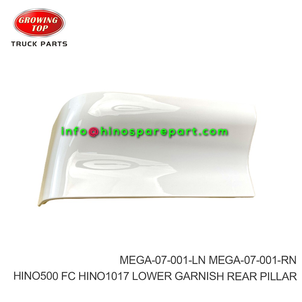 HINO500 FC HINO1017 LOWER GARNISH REAR PILLAR MEGA-07-001-LN