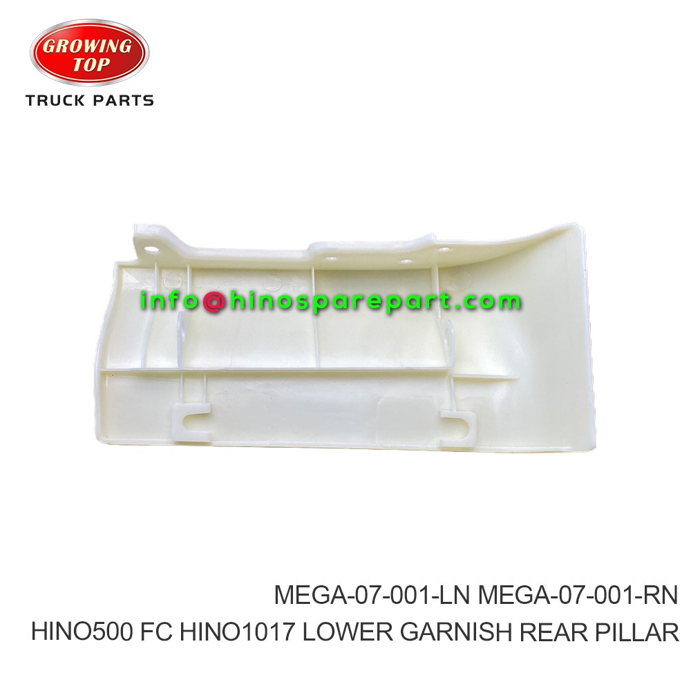 HINO500 FC HINO1017 LOWER GARNISH REAR PILLAR MEGA-07-001-LN