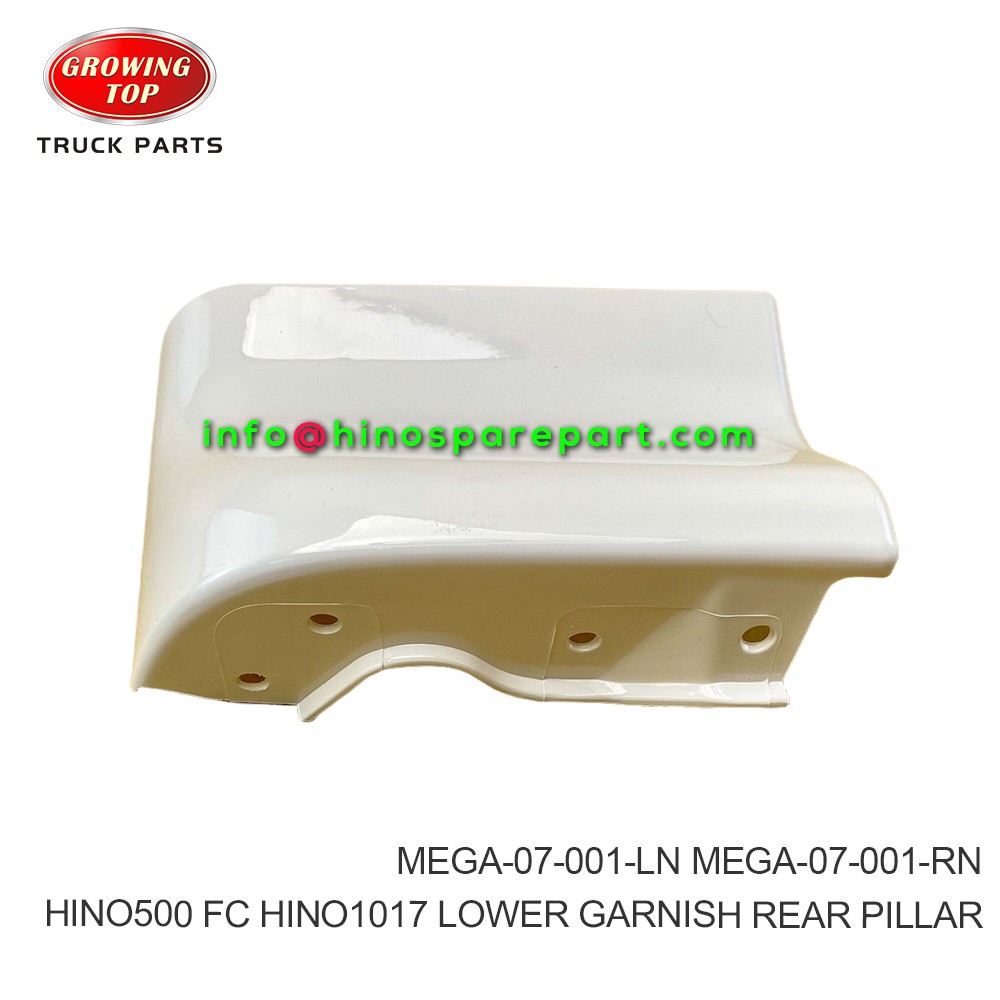 HINO500 FC HINO1017 LOWER GARNISH REAR PILLAR MEGA-07-001-LN