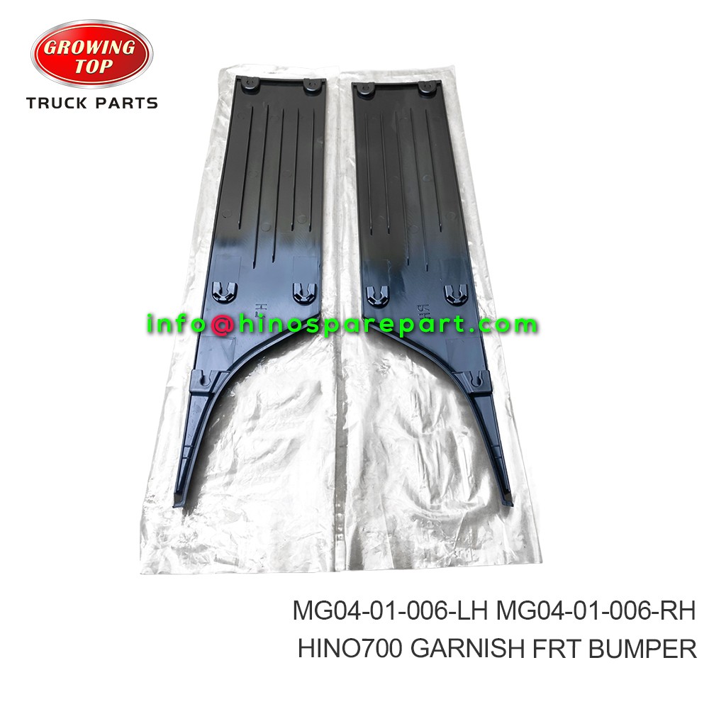 HINO700  GARNISH FRT BUMPER  MG04-01-006-LH  MG04-01-006-RH