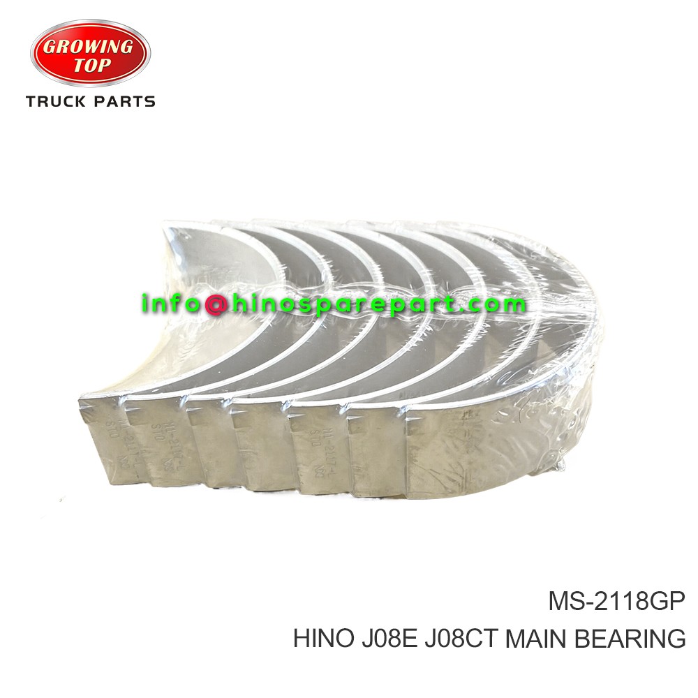 HINO J08E J08CT  MAIN BEARING  MS-2118GP