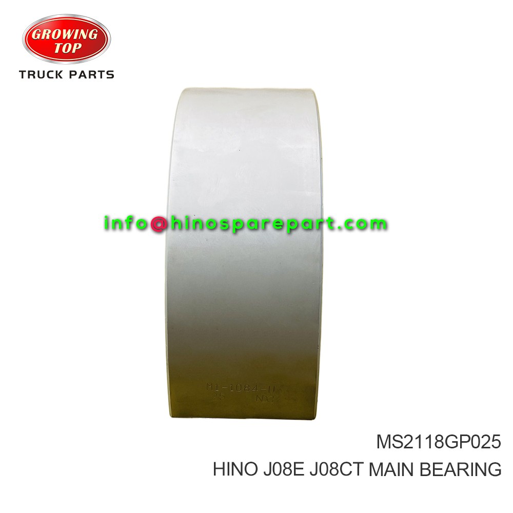 HINO J08E J08CT MAIN BEARING MS-2118GP025